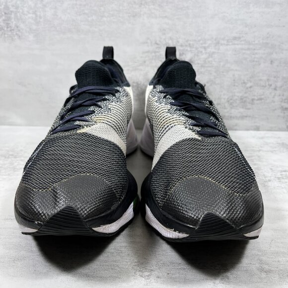 Nike Air Zoom Tempo Next% Flyknit Running Shoes - Men's Size 12 - White Black - Picture 3 of 10